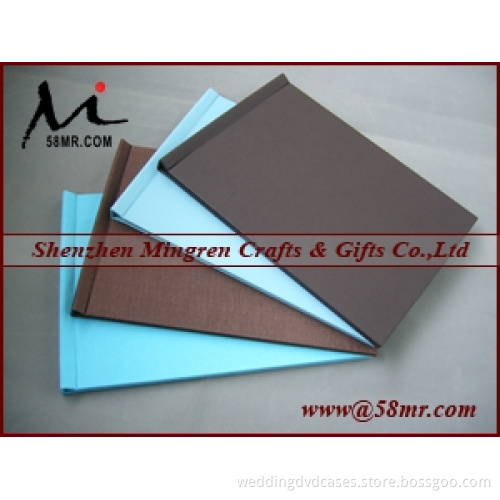 Leather Fabric Cloth Document File Book Folder Clip Holder